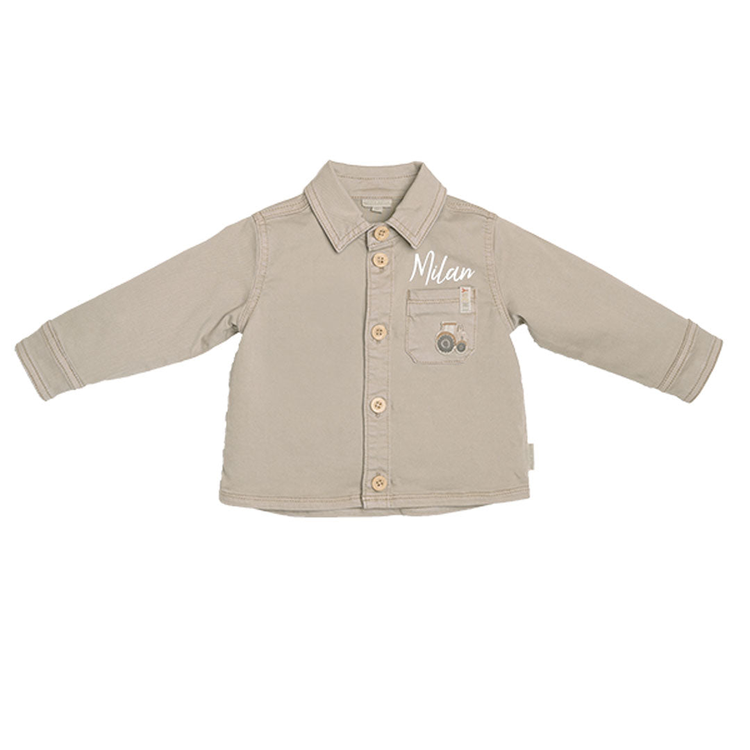 Beige Overshirt – Kids' Shirt for Everyday & Special Occasions