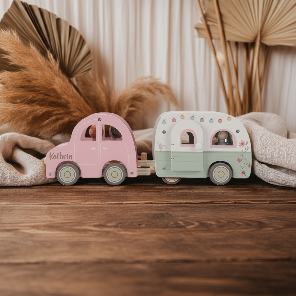 Toy Car with Caravan – Role-playing Toy for Children