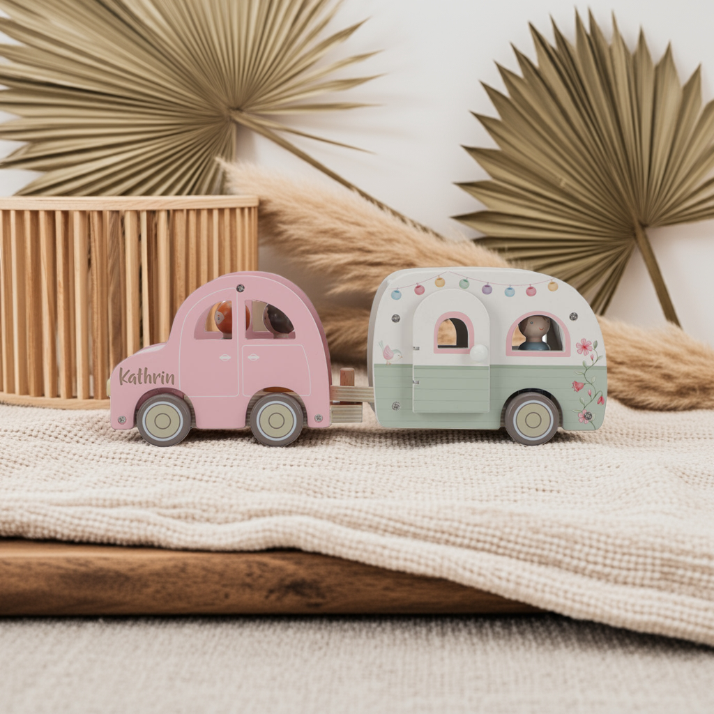 Toy Car with Caravan – Role-playing Toy for Children