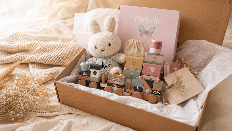 Geschenk zur Geburt direkt verschicken: So kommt es persönlich an