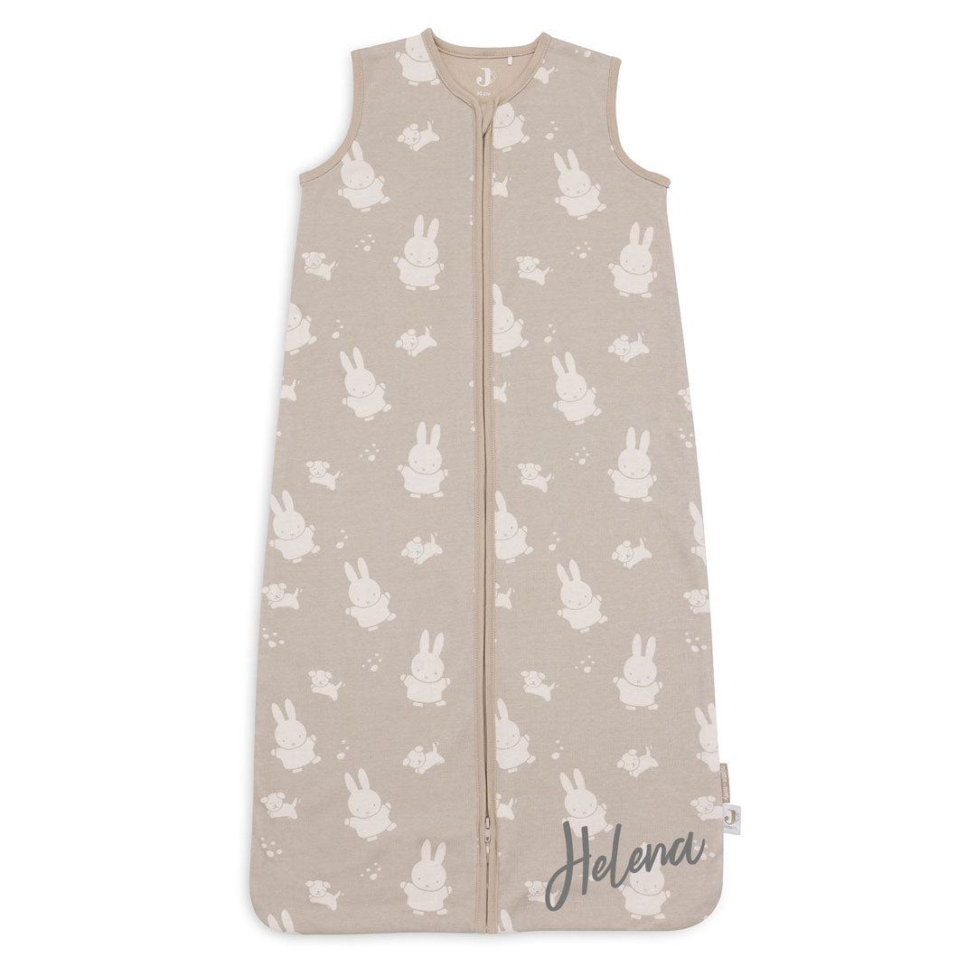 Jersey sleeping bag 90cm Miffy &amp; Snuffy, olive green | Jollein
