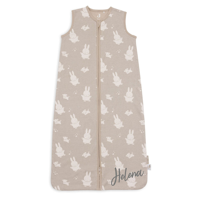 Jersey sleeping bag 90cm Miffy &amp; Snuffy, olive green | Jollein