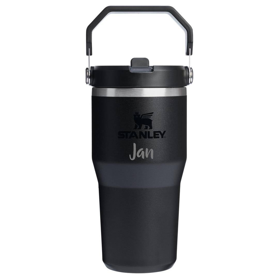 Mug isotherme IceFlow™ Flip Straw 2.0 0,6 L, noir | Stanley