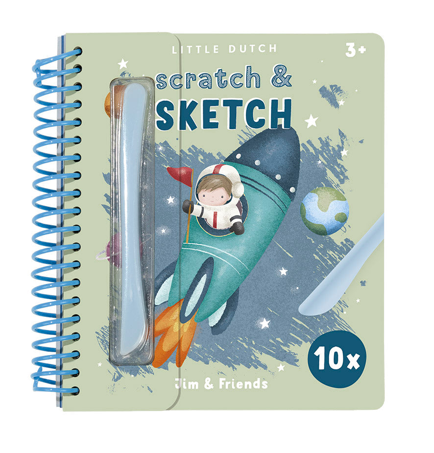 Scratch Book Jim &amp; Friends | Little Dutch
