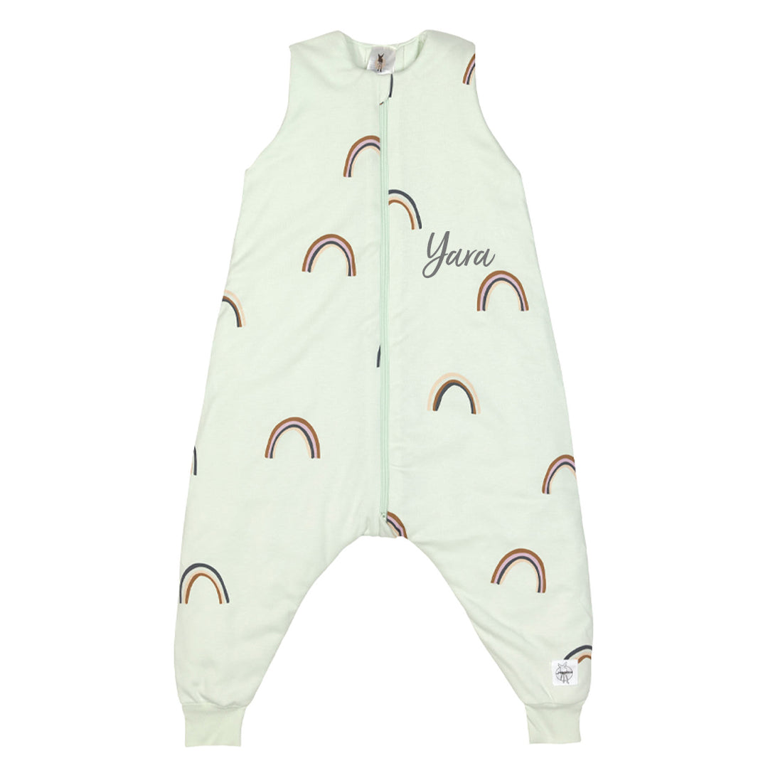 Interlock Rainbow mint pajamas size 98/104 | Lässig