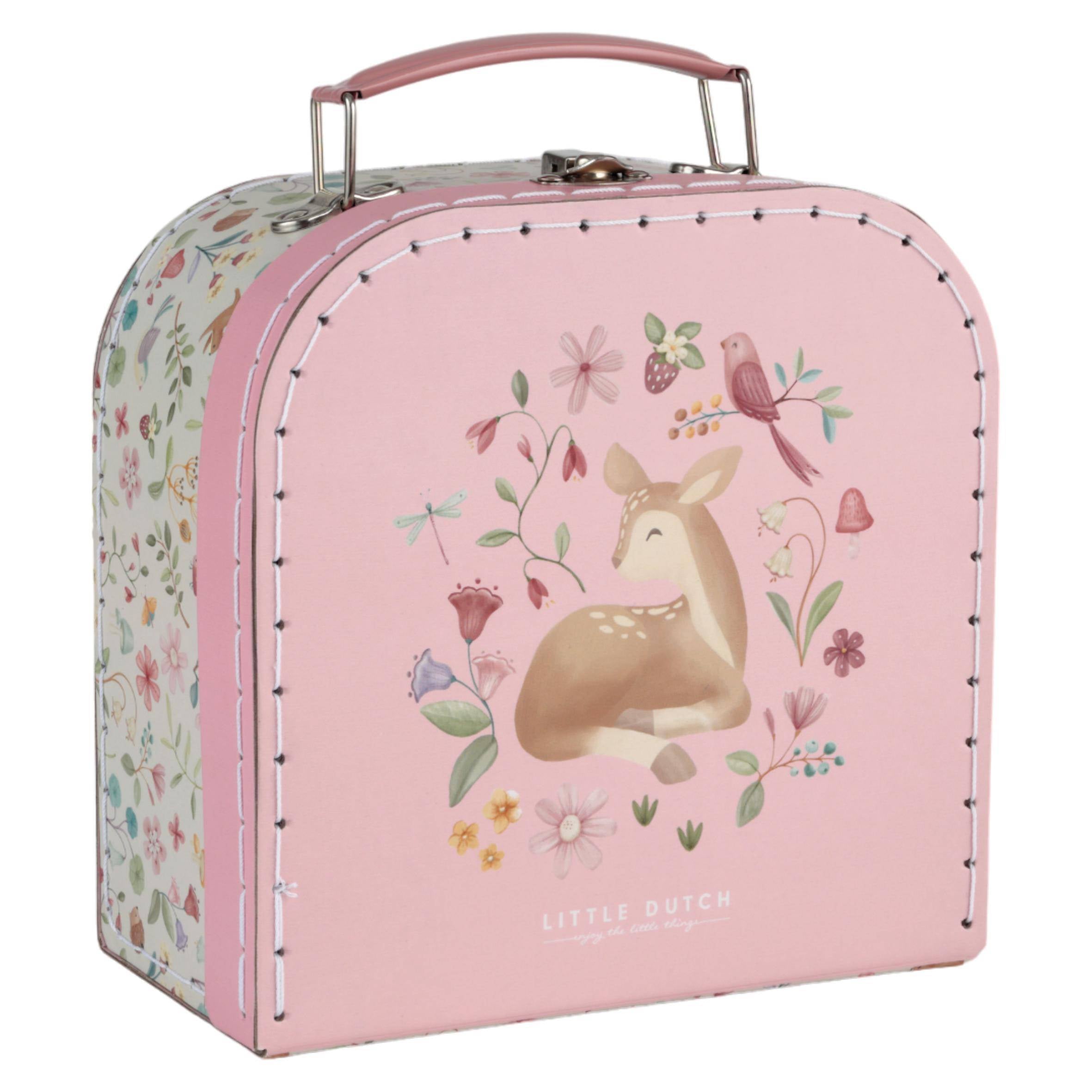 Tea set with suitcase Fairy Garden | Little Dutch