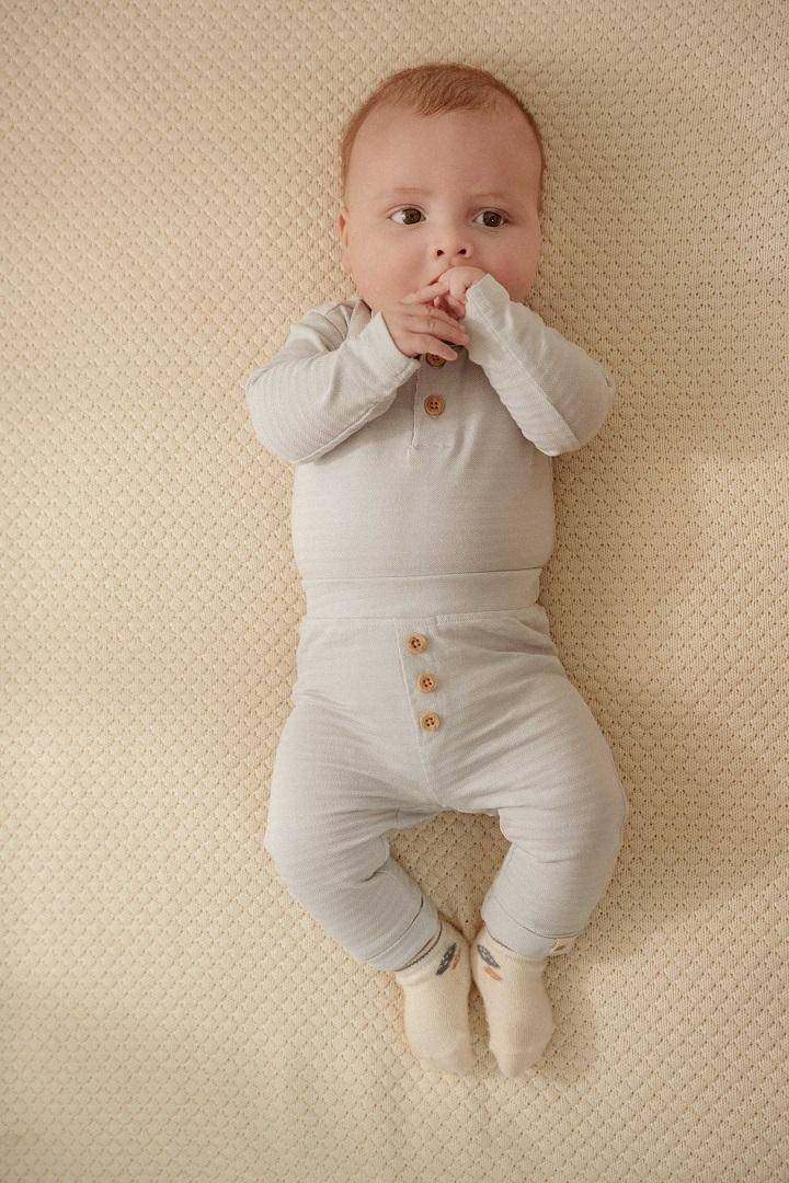 Pantalon bleu bébé | Little Dutch