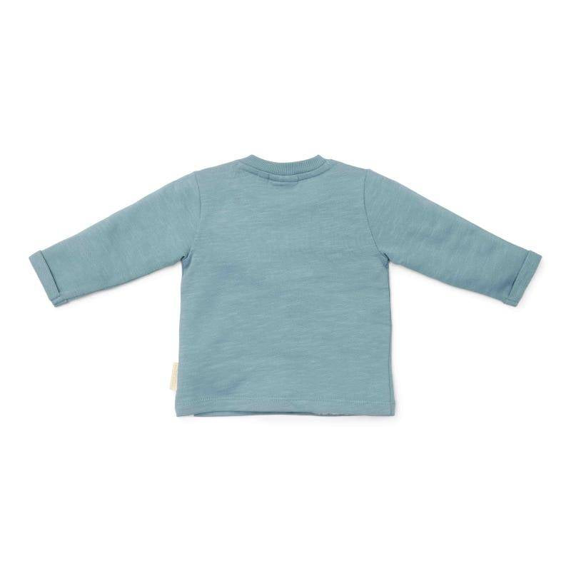 T-shirt manches longues bleu pierre | Little Dutch