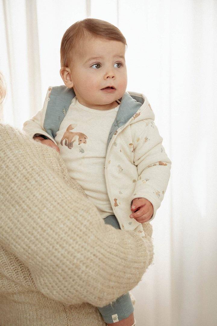 T-shirt langärmlig Sand melee | Little Dutch