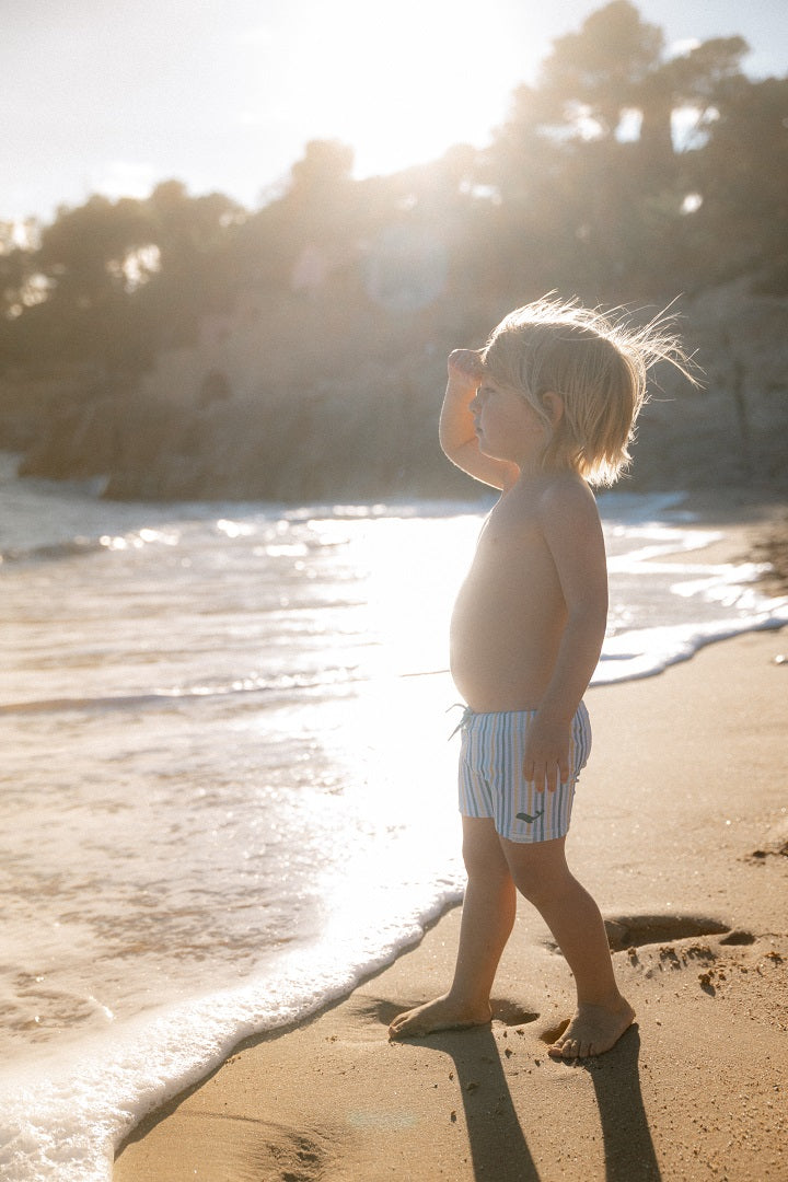 Swimming Trunks Stripes Multi-colour – Children's Swim Trunks for Summer & Holidays