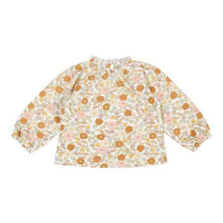 T-shirt manches longues Vintage Petites Fleurs - 50/56 | Little Dutch