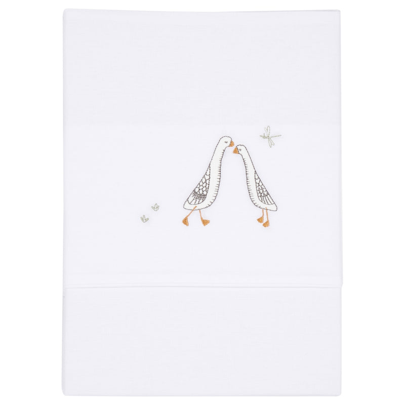 Drap de berceau brodé Little Goose | Little Dutch