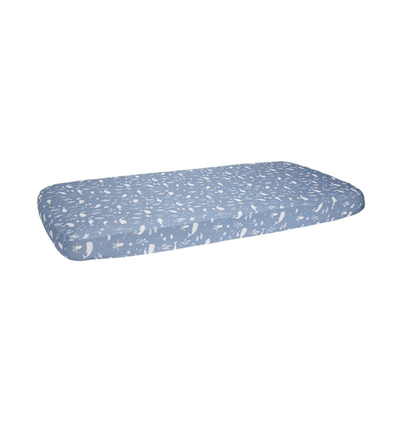Drap de lit bleu océan | Little Dutch