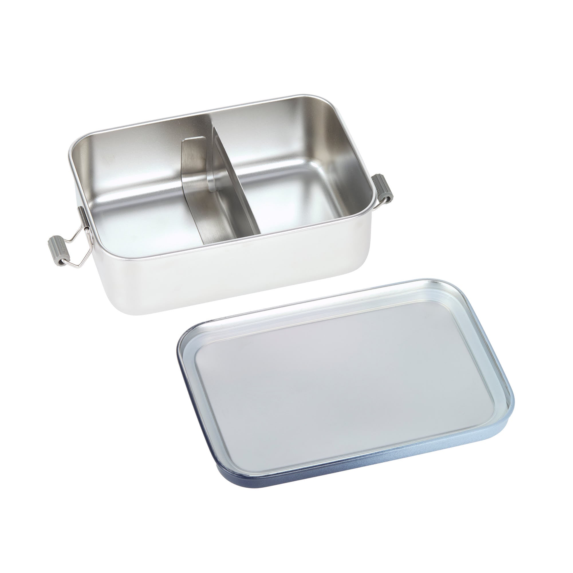 Lunchbox Stainless Steel Solid dark blue/light blue  | Lässig