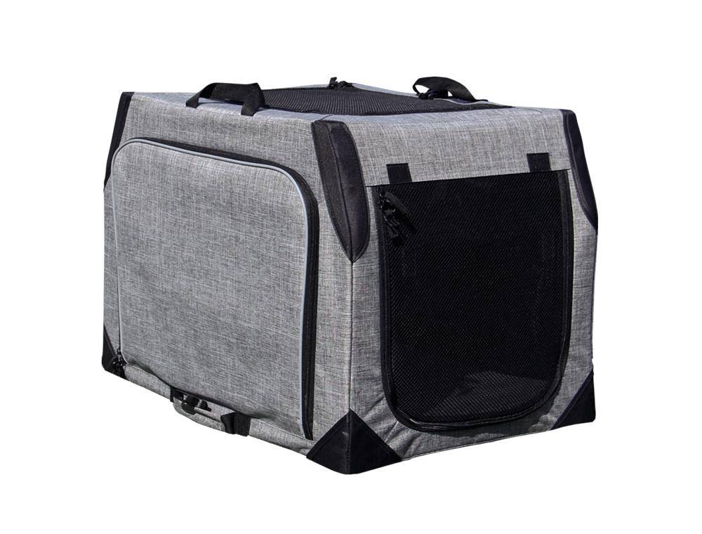 Traveller EXTEND Grey M (61×43×45 cm) – Transport Box for Cats &amp; Dogs | Nobby