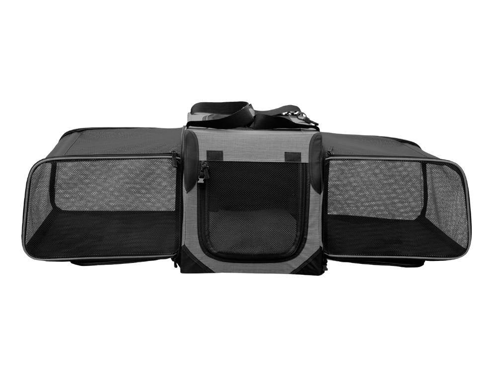 Traveller EXTEND Grey M (61×43×45 cm) – Transport Box for Cats &amp; Dogs | Nobby