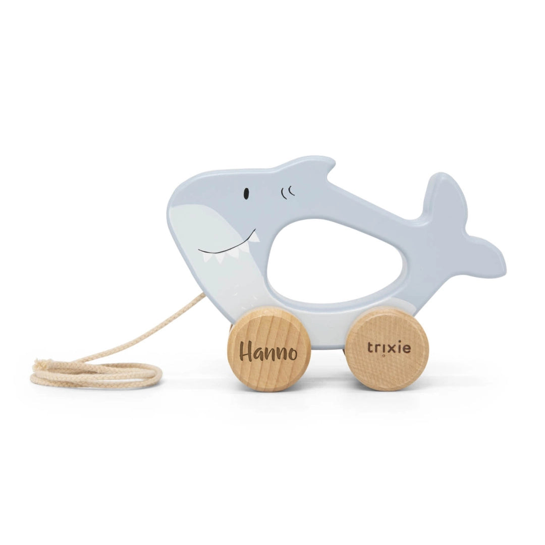 Wooden Pull Toy - Mr. Shark | Trixie