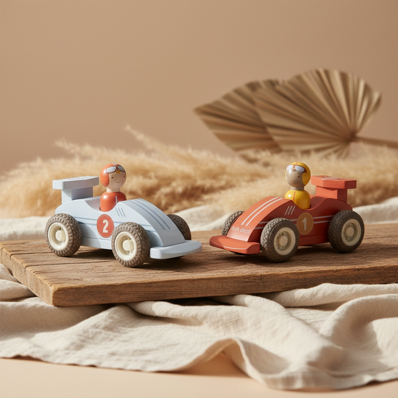 Racing car pull-back car