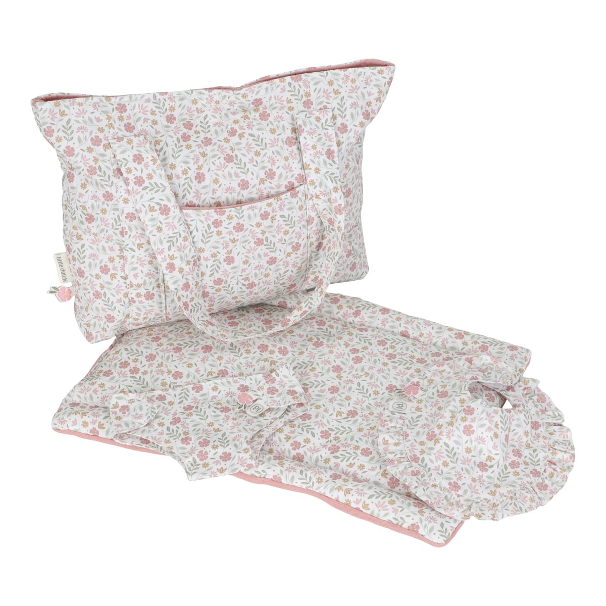 Puppenwickeltasche Soft Flowers