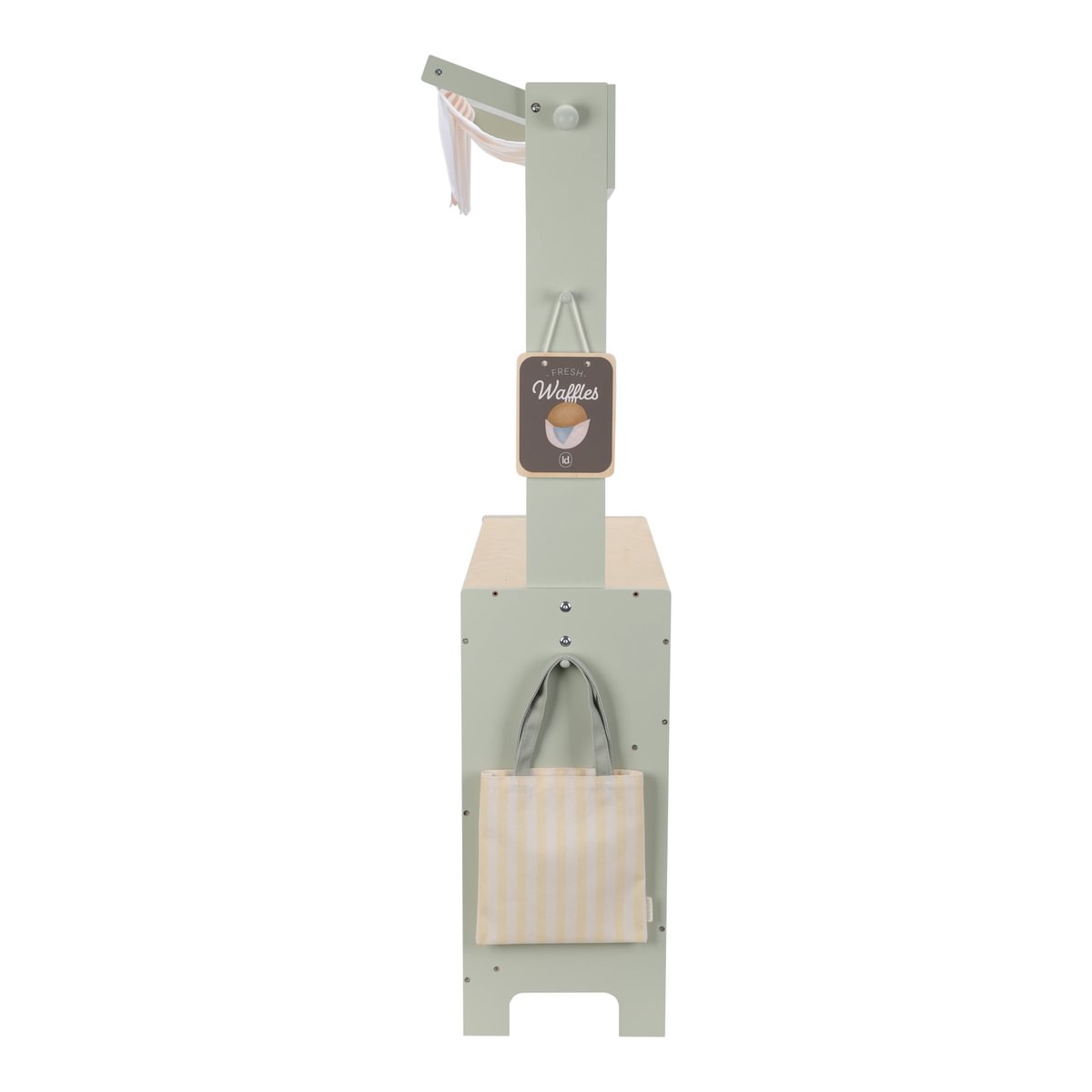 Étal de marché et café en bois – Stand de jeu 2 en 1