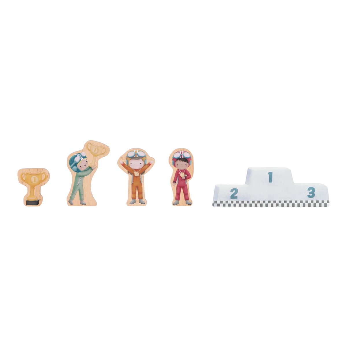 Toy suitcase with race track