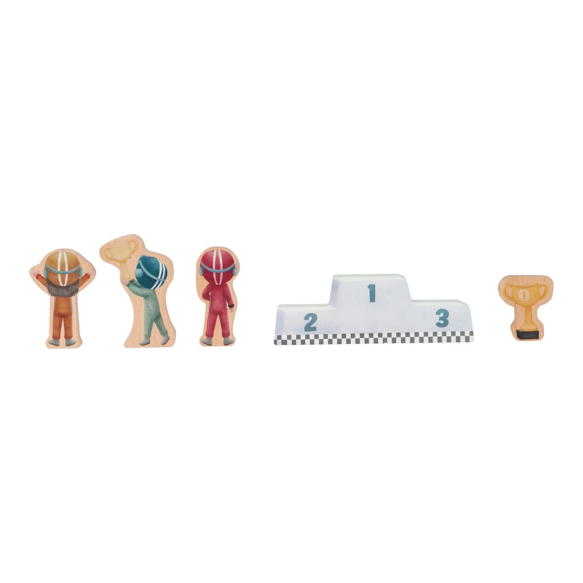 Toy suitcase with race track