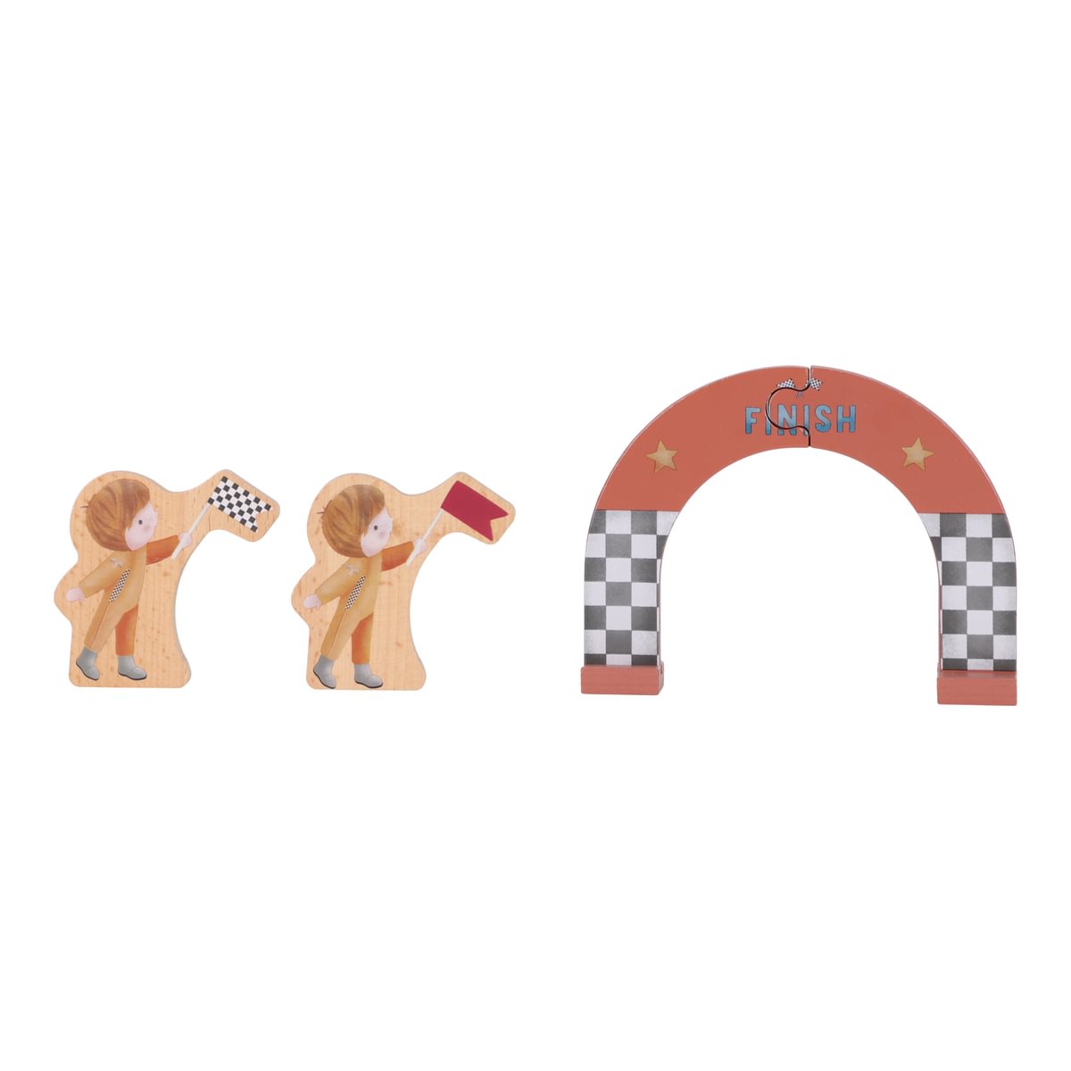 Toy suitcase with race track