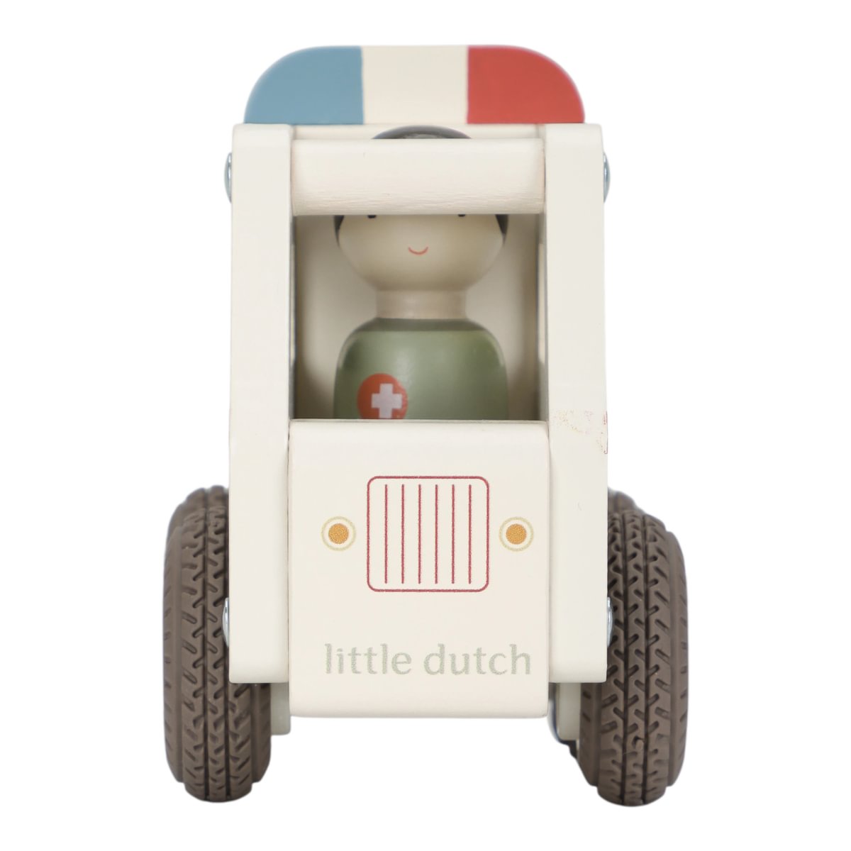 Wooden ambulance, customizable with name