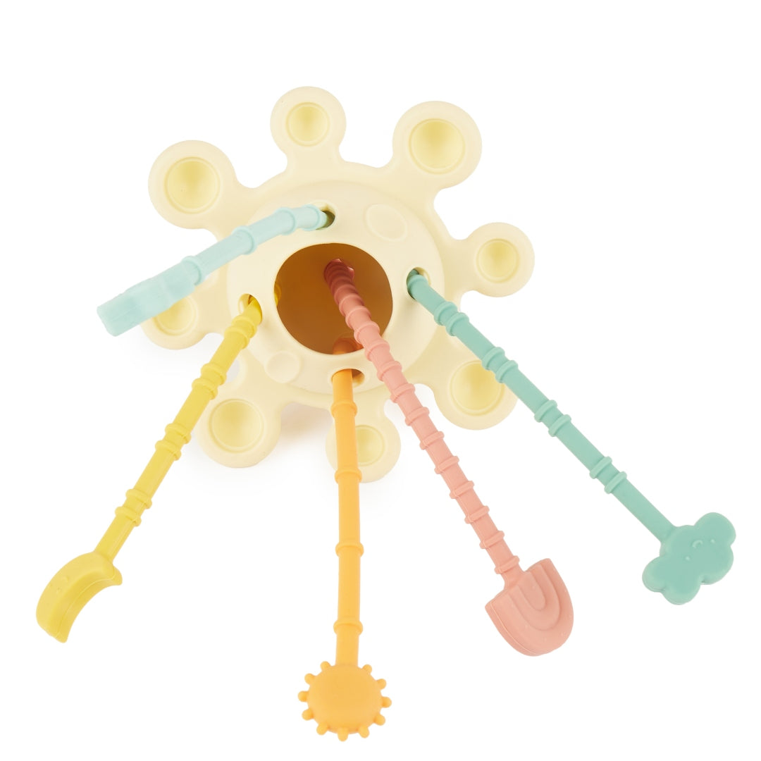Jouet d'activité Montessori en silicone Planète - Banane | bieco
