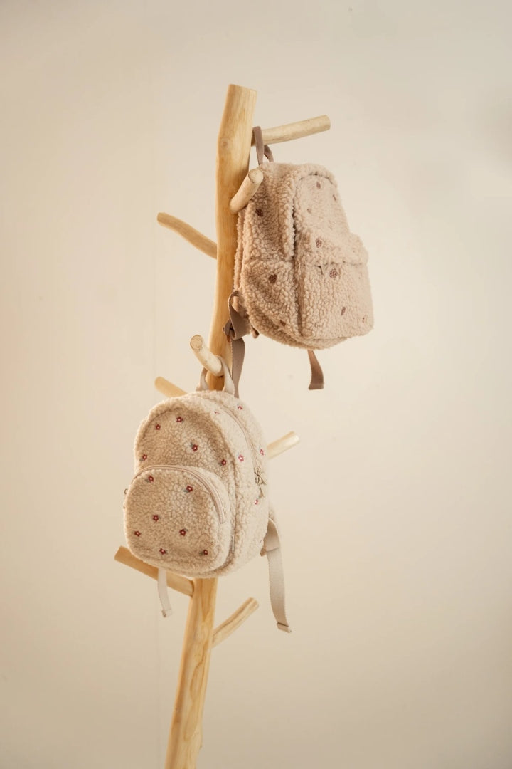 Teddy backpack taupe