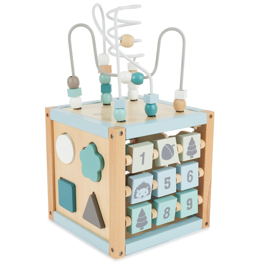 Motor skills cube forest animals wood | bieco