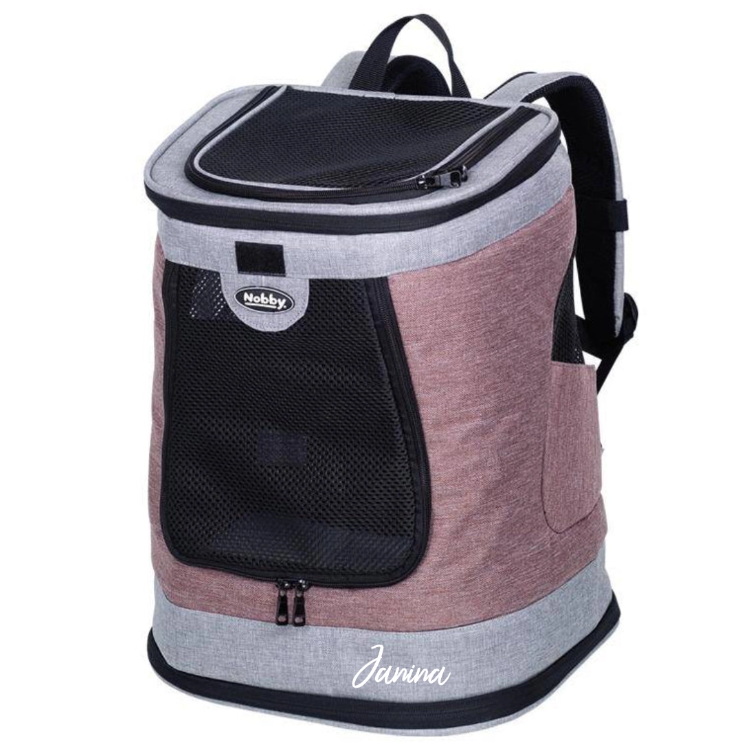 Nobby Sac à dos PLATA Vieux rose-Gris 34×30×43 cm | Nobby