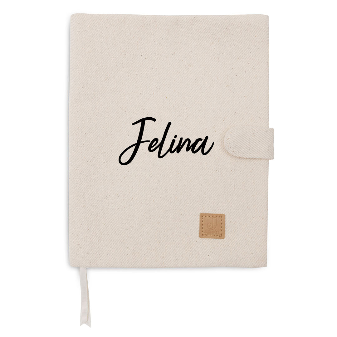 Child health record booklet cover &amp; maternity record booklet cover Twill Sand | Jollein