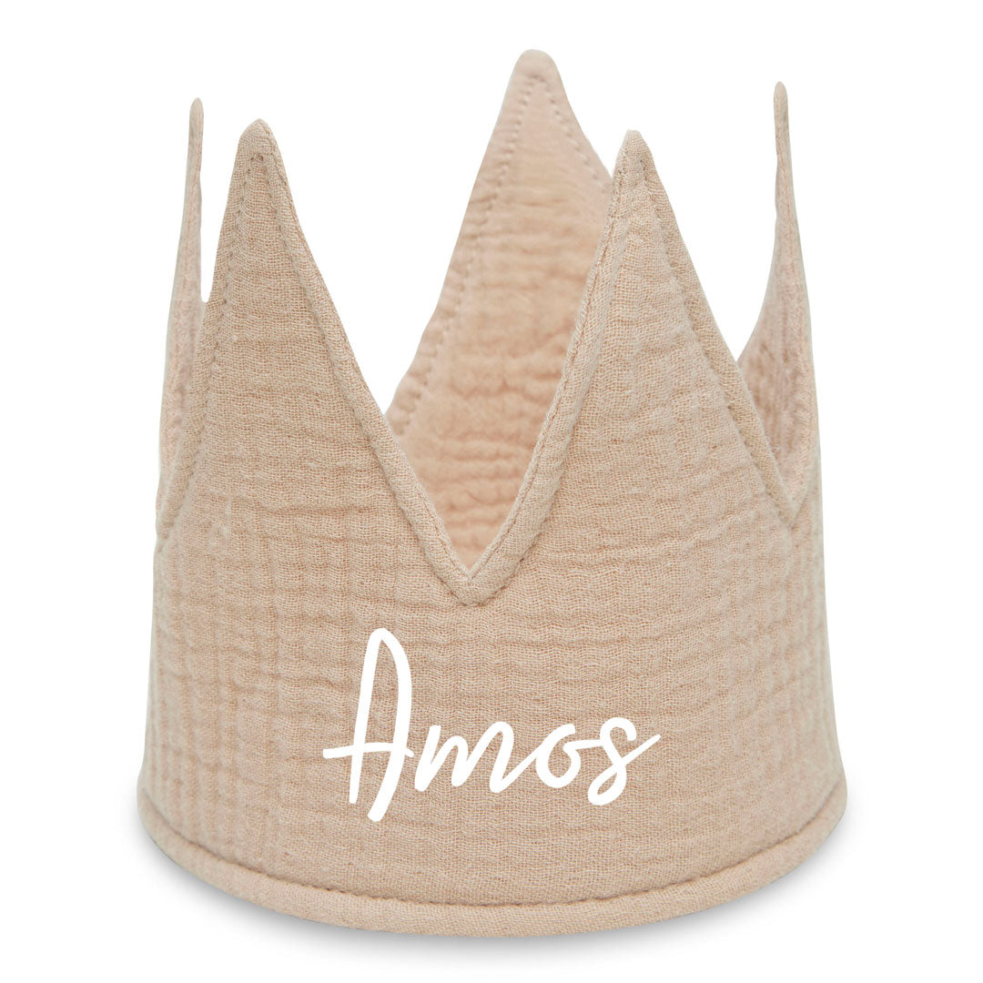Birthday crown biscuit for 1st-5th birthdays made of cotton | Jollein
