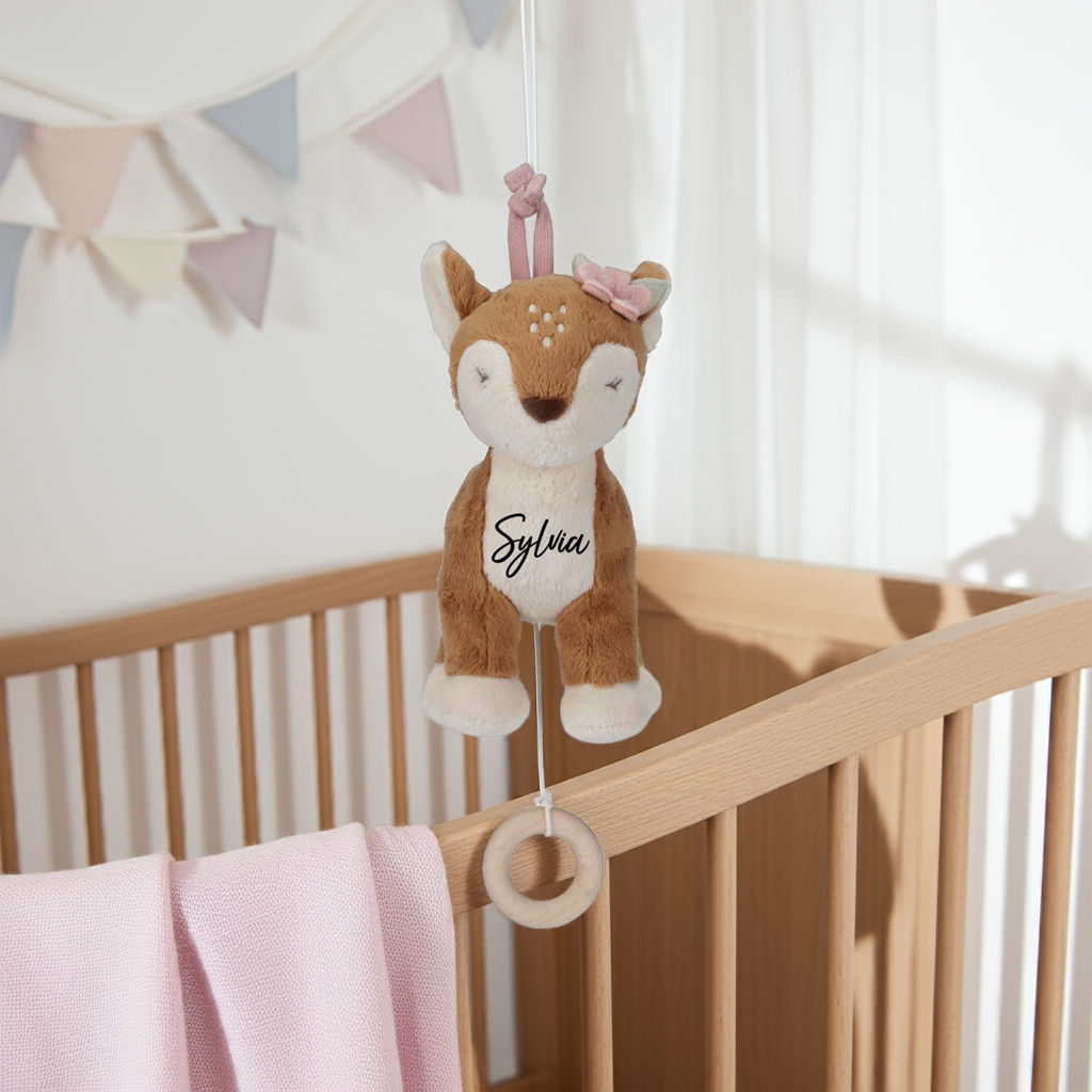 Music Box Deer Fairy Garden
