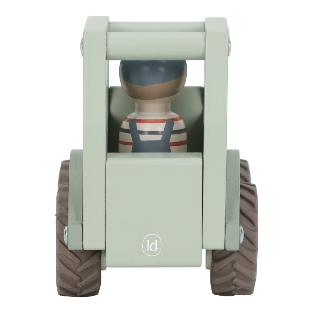 Tracteur en bois personnalisé – Tracteur jouet en bois avec nom | Schmatzepuffer