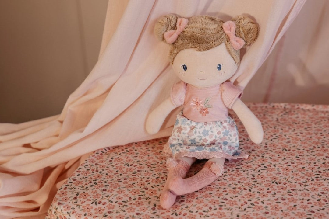 Pink cuddly doll 35 cm | Little Dutch