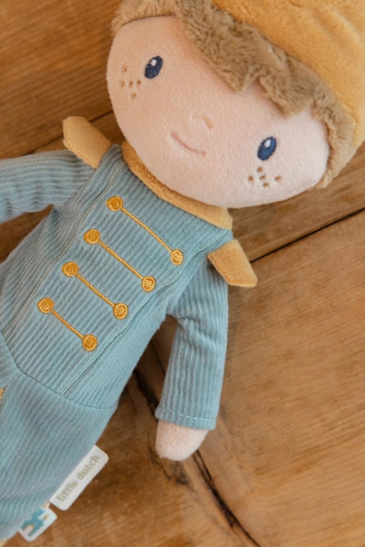 Poupée de chiffon Prince Jim 35 cm | Little Dutch