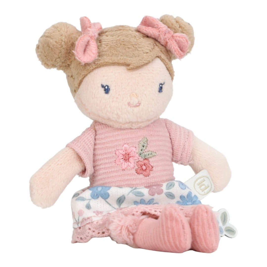 Pink cuddly doll 10 cm | Little Dutch