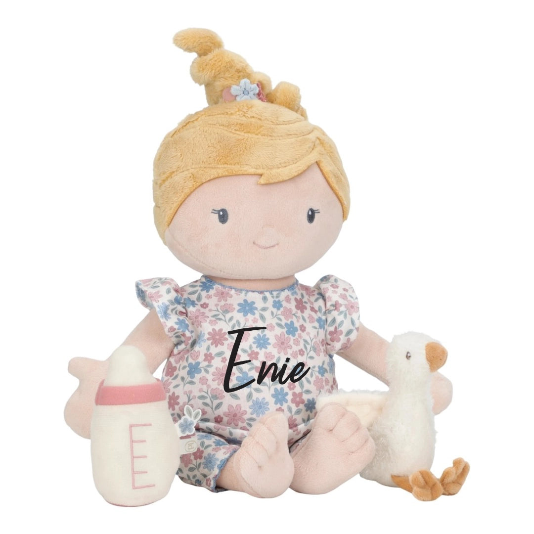 Personalized Cuddly Doll Baby Julia with Name - Gift for Birth | Schmatzepuffer®
