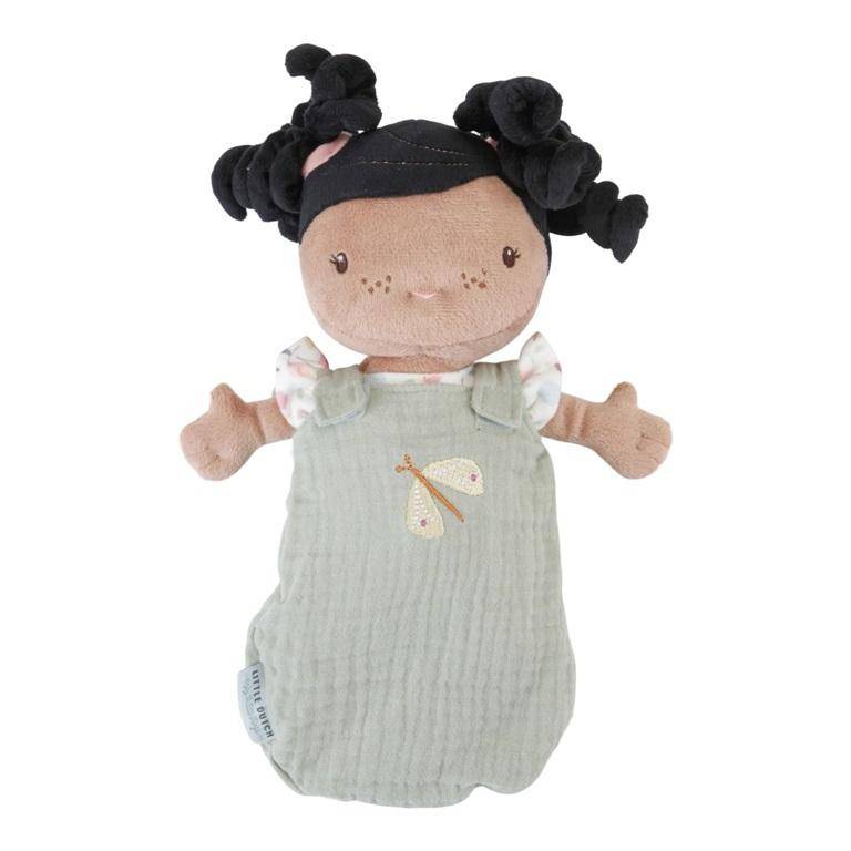 Baby Evi cuddly doll with Flowers &amp; Butterflies care set