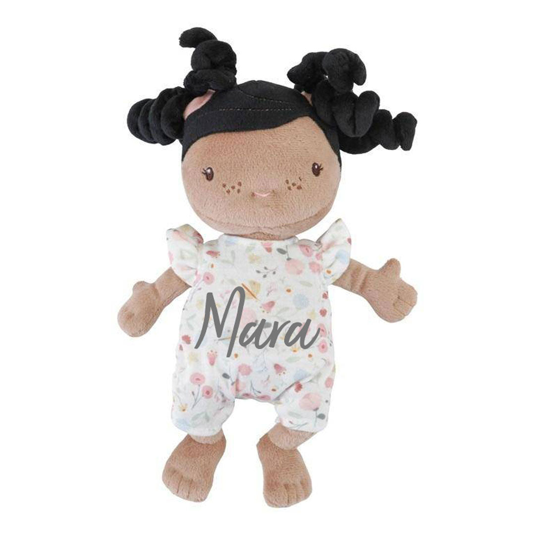 Baby Evi cuddly doll with Flowers &amp; Butterflies care set