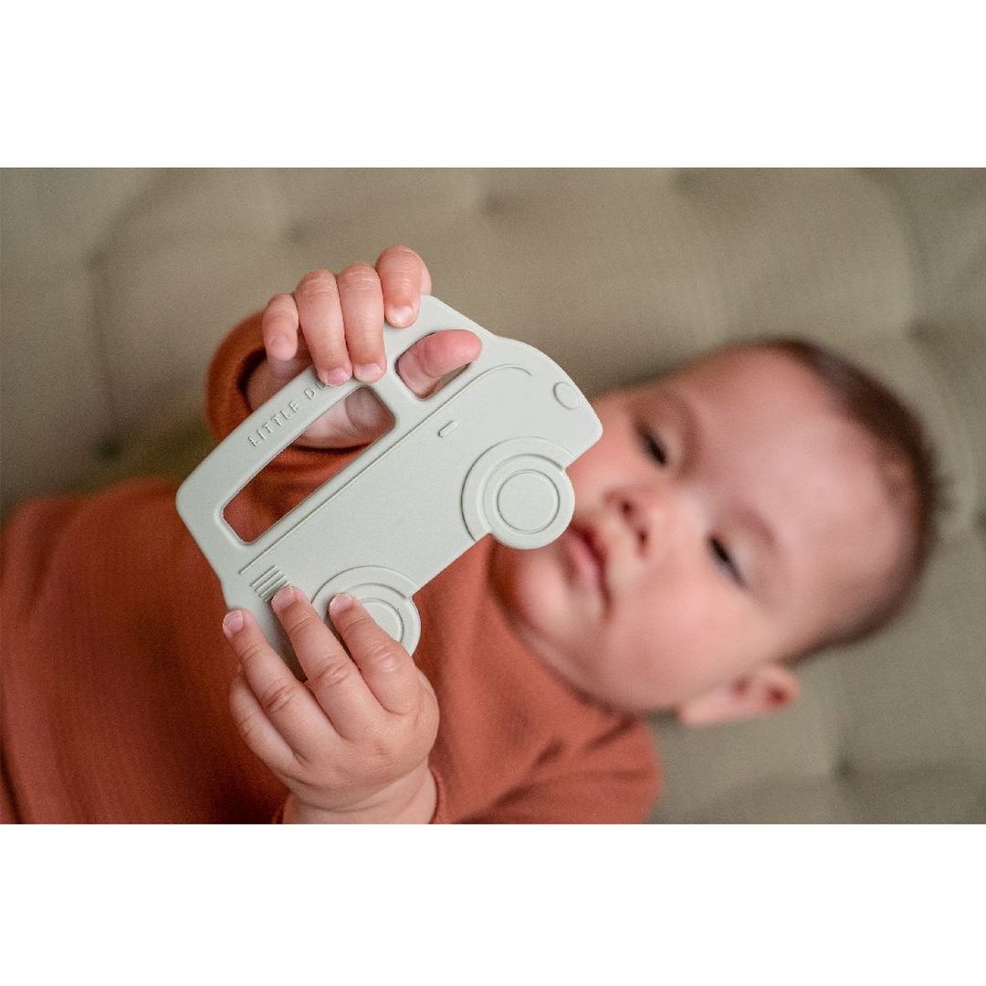 Teether silicone bus | Little Dutch