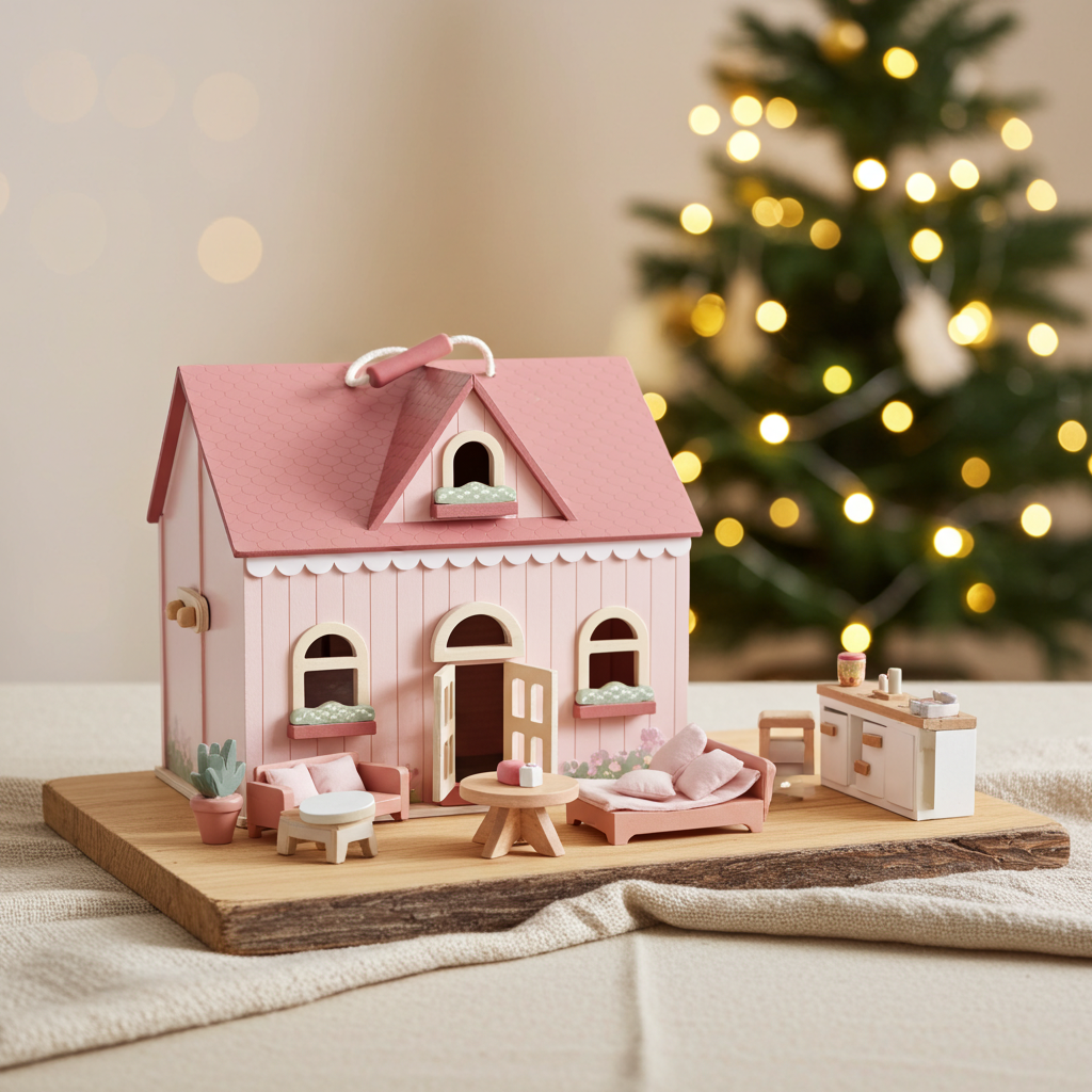 Maison de poupées portable