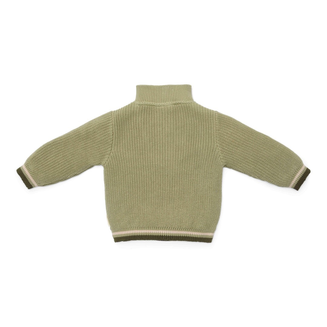 Gestrickter Pullover Green | Little Dutch