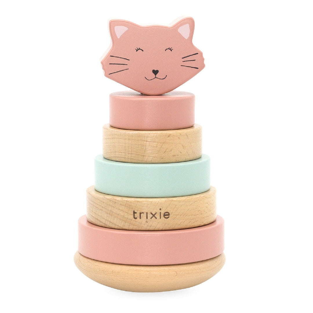 Tour à empiler en bois - Madame Chat - pour la naissance | Trixie