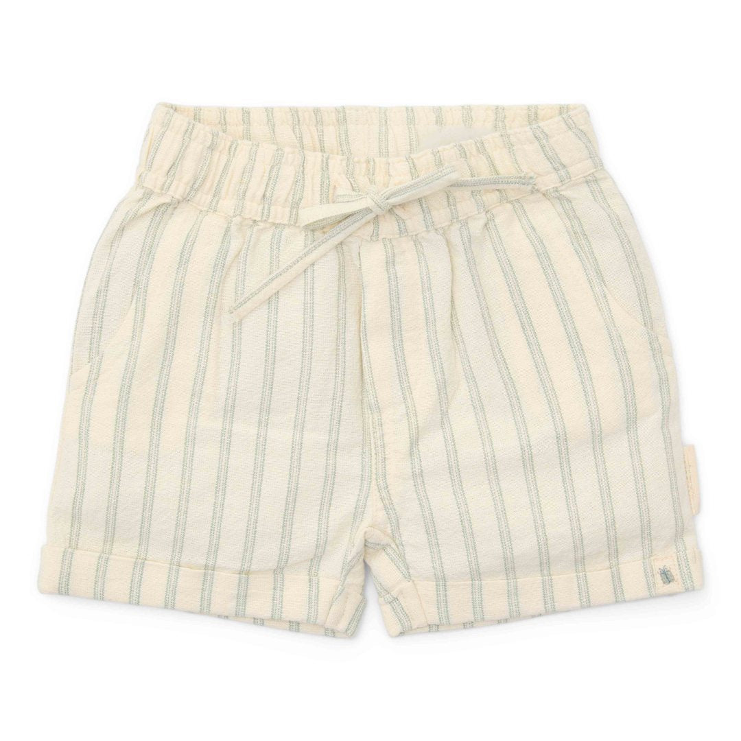 Short Forest Green Stripe – Short d'été pour enfants