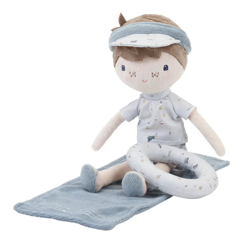 Poupée en tissu Jim Édition Été – Poupée douce pour enfants