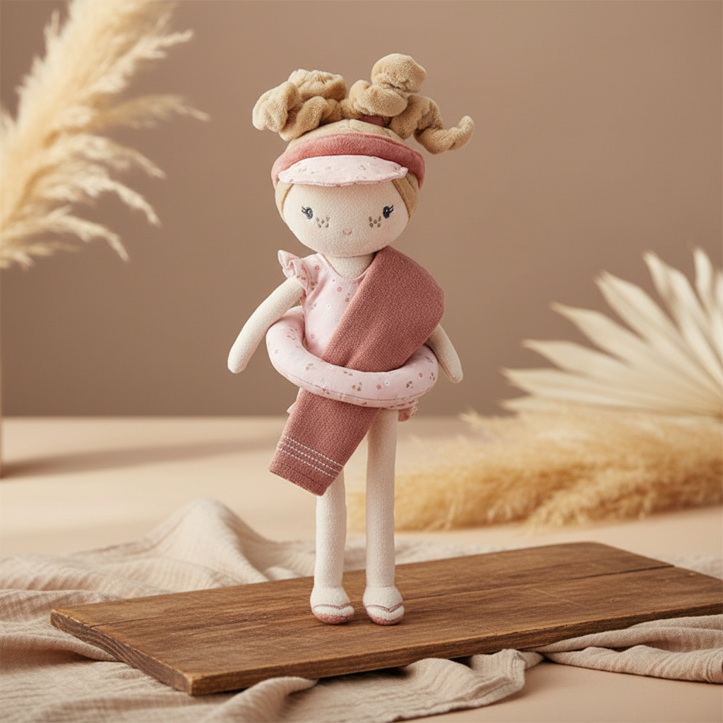 Poupée en tissu Mila pour câliner et jouer