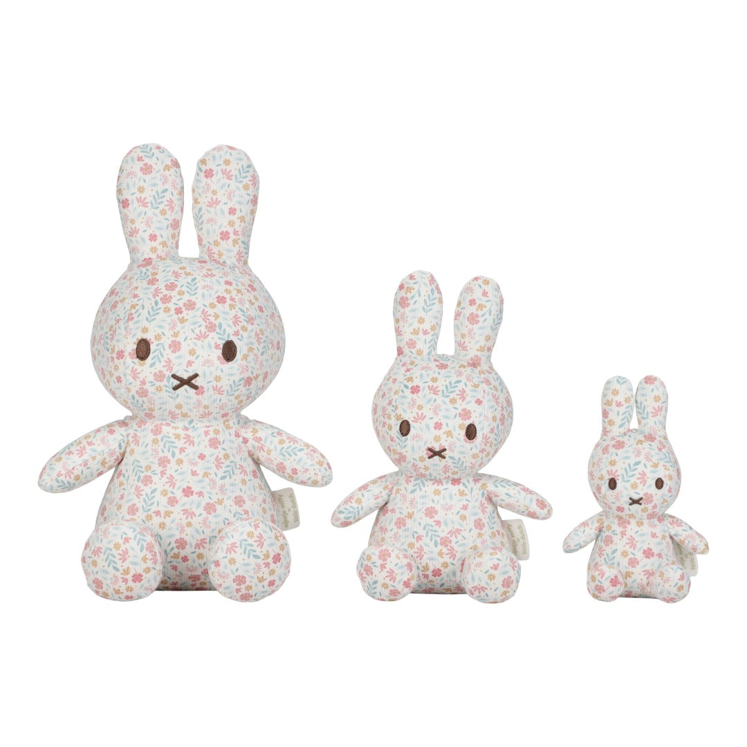Doudou Lapin Lucky Blossom all-over-print, 15 cm x Miffy